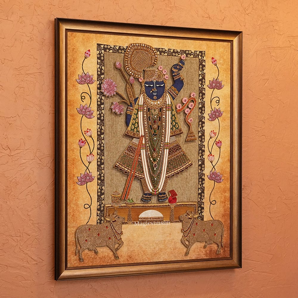 MagicSimSim Shrinathji Nathdwara | 3 ft x 4 ft