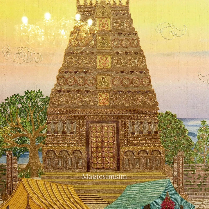 Magicsimsim Temple Town | 5ft x 4ft