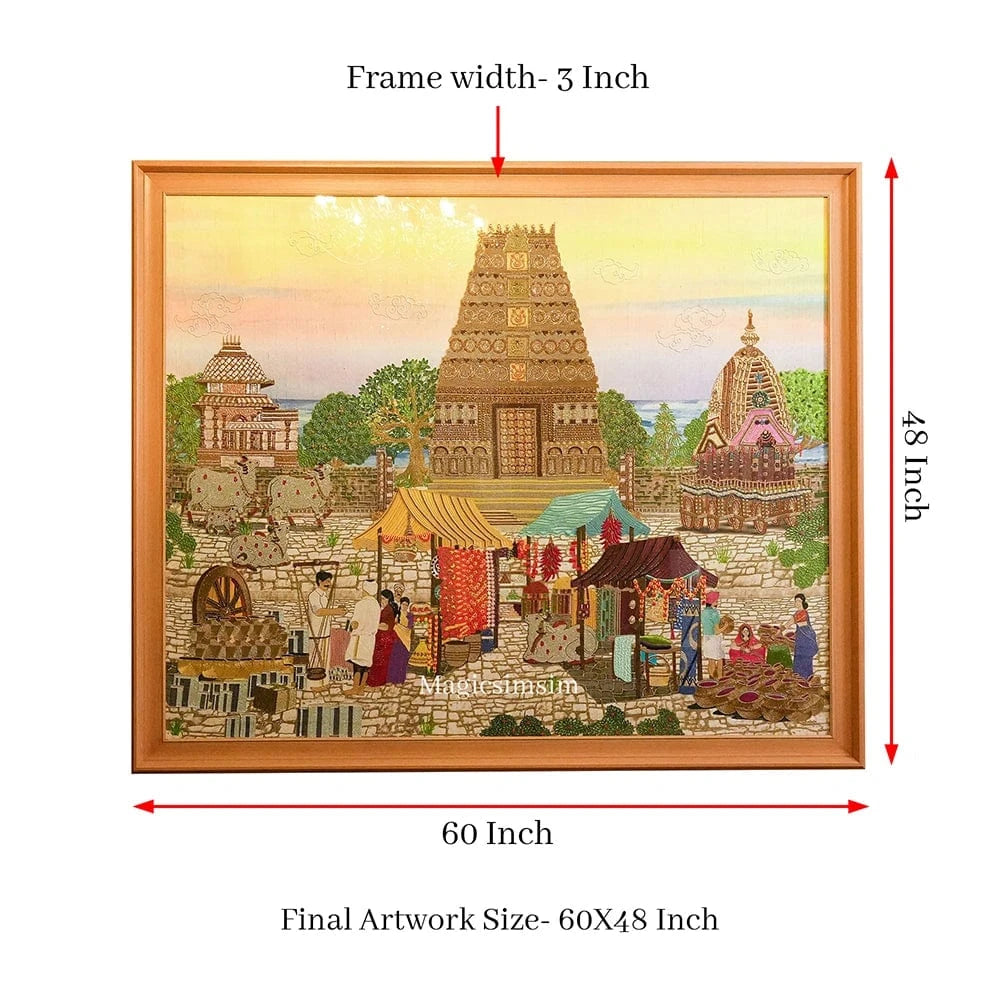 Magicsimsim Temple Town | 5ft x 4ft