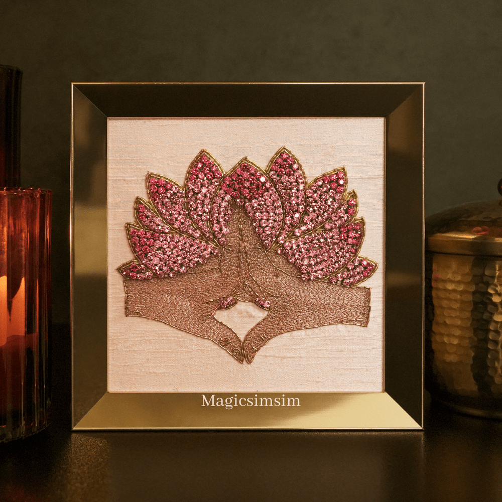 MagicSimSim Yog Mudras - 5 Pcs Set of Different Mudras | 6 x 6 Inches