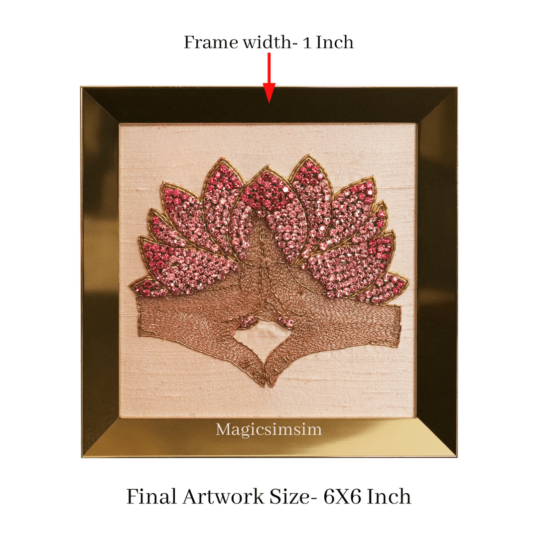 MagicSimSim Yog Mudras - 5 Pcs Set of Different Mudras | 6 x 6 Inches