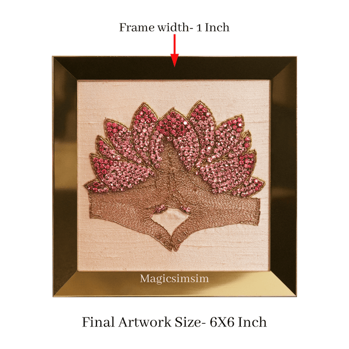 MagicSimSim Yog Mudras - 5 Pcs Set of Different Mudras | 6 x 6 Inches