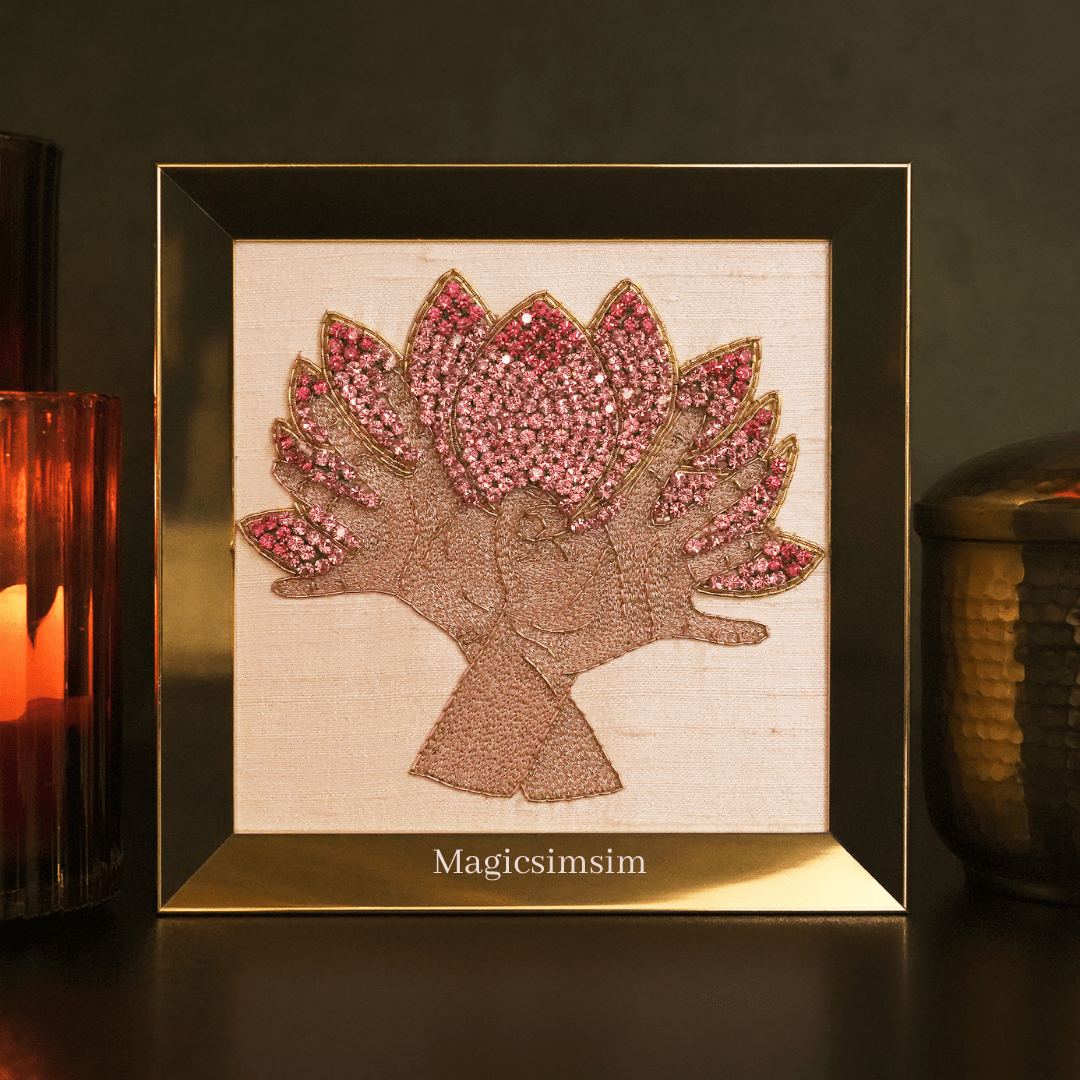 MagicSimSim Yog Mudras - 5 Pcs Set of Different Mudras | 6 x 6 Inches