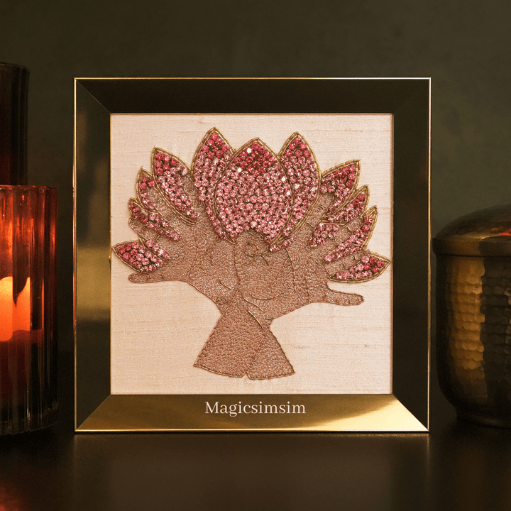 MagicSimSim Yog Mudras - 5 Pcs Set of Different Mudras | 6 x 6 Inches