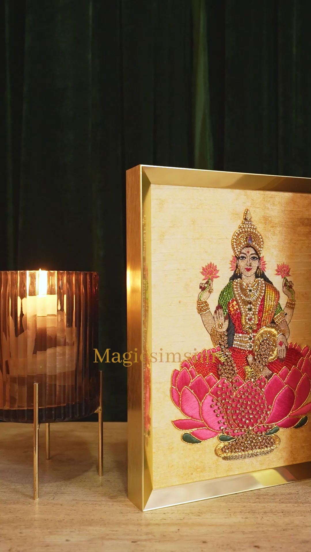 Mahalakshmi - 5 Pcs Set | 9 x 12 inches