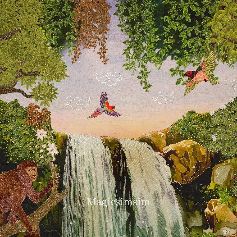 Jungle nature scenic artwork for luxury home & office decor